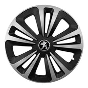 Set 4 capace 16 inch // Grafit TERRA II, compatibil cu gama auto PEUGEOT,bi-color