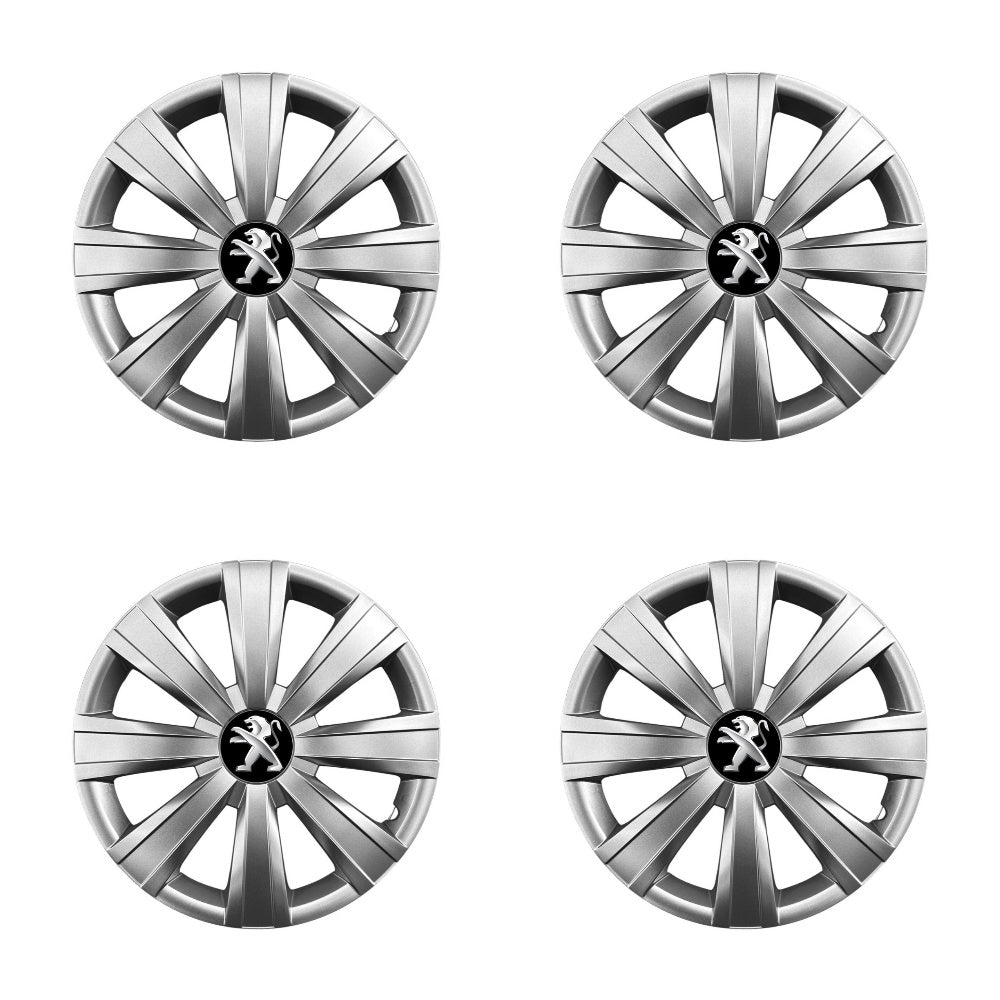 Set 4 capace roti potrivite jantelor de 15 inch compatibile Peugeot, Model - 328