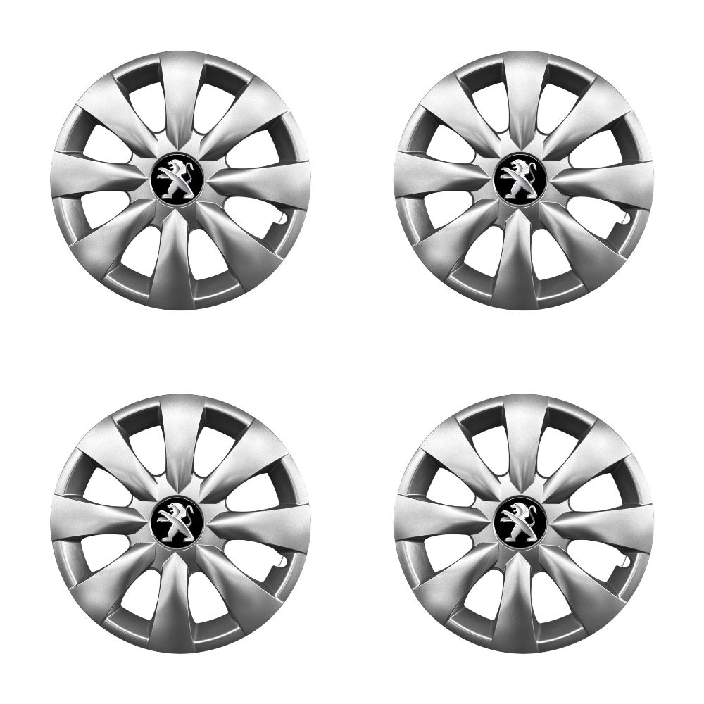 Set 4 capace roti potrivite jantelor de 15 inch compatibile Peugeot, Model - 316