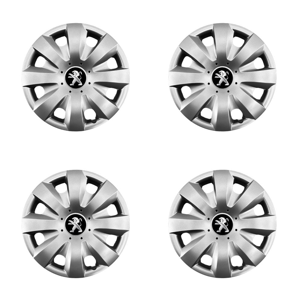 Set 4 capace roti potrivite jantelor de 15 inch compatibile gama Peugeot, model - 321