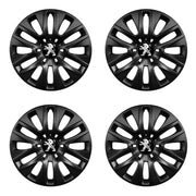 Set 4 capace roti potrivite jantelor de 16 inch compatibile PEUGEOT, Model 429 Black