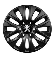 Set 4 capace roti potrivite jantelor de 16 inch compatibile PEUGEOT, Model 429 Black
