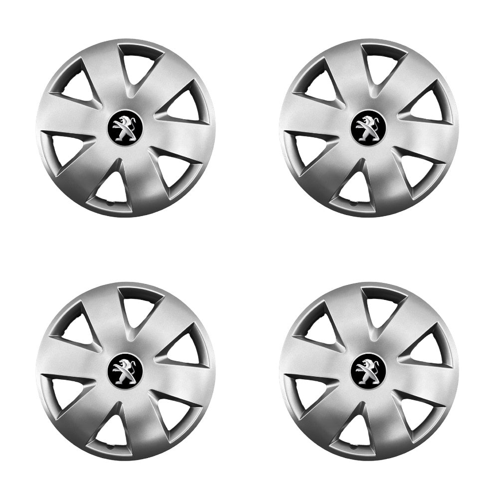 Set 4 capace roti potrivite jantelor de 15 inch compatibile Peugeot, Model - 308