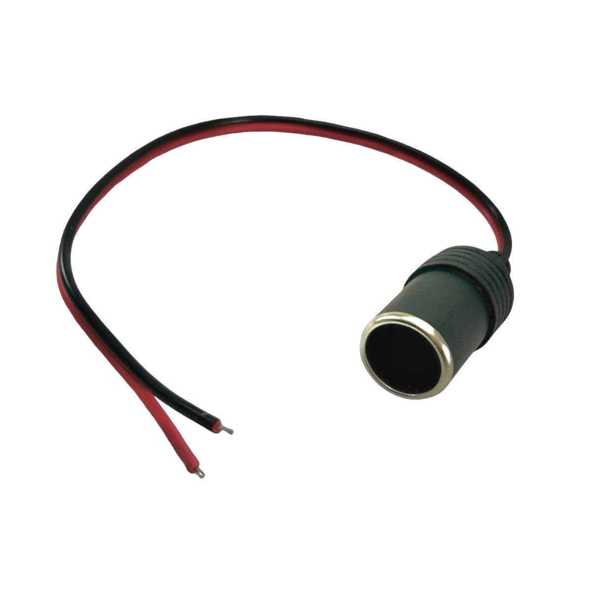 Mufa bricheta 12V, tip mama, 15A, lungime 30 cm, universal, cablu 2x1.5 mm