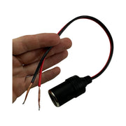 Mufa bricheta 12V, tip mama, 15A, lungime 30 cm, universal, cablu 2x1.5 mm