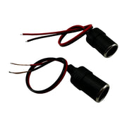 Mufa bricheta 12V, tip mama, 15A, lungime 30 cm, universal, cablu 2x1.5 mm