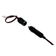 Mufa bricheta 12V, tip mama, 15A, lungime 30 cm, universal, cablu 2x1.5 mm