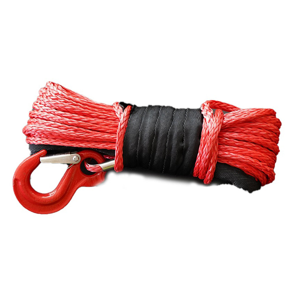 Sufa / Plasmă sintetică pentru troliu auto 11mm x 18m cu cârlig inclus