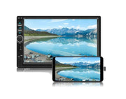 Player auto MP5 7018D Radio FM, Navigatie , Camera de vizualizare spate, MirrorLink , Mp5, Ecran 7'', Bluetooth, Touchscreen, Divix , AVI , USB , SD Card , AUX