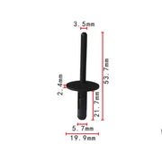 Popnit pentru BMW, Negru,Plastic calitativ