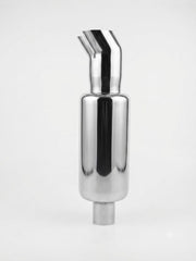 Tobă Sport Universală Auto – Full Chrome (Slash Cut / Turn Down), AutoSSF