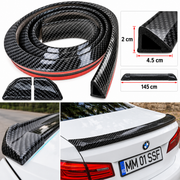 Eleron Auto Universal M Design, Aspect Carbon, Cauciuc Flexibil, Bandă Adezivă 3M, pentru Portbagaj, 145 x 4,5 x 2 cm, L Size
