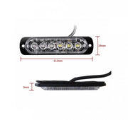 Proiector stroboscop, 6 LED-uri, 11 cm,lumina galbena ,18W