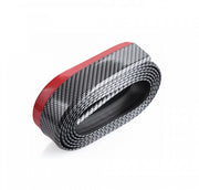 Protectie spoiler, prelungire bara fata/spate din cauciuc, tip Carbon
