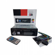 Radio MP3 player auto cu bluetooth, USB, microSD, AUX, 4x50W și telecomandă