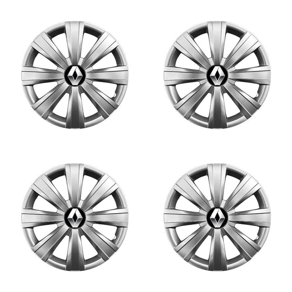 Set 4 capace roti potrivite jantelor de 15 inch compatibile Renault, Model - 328
