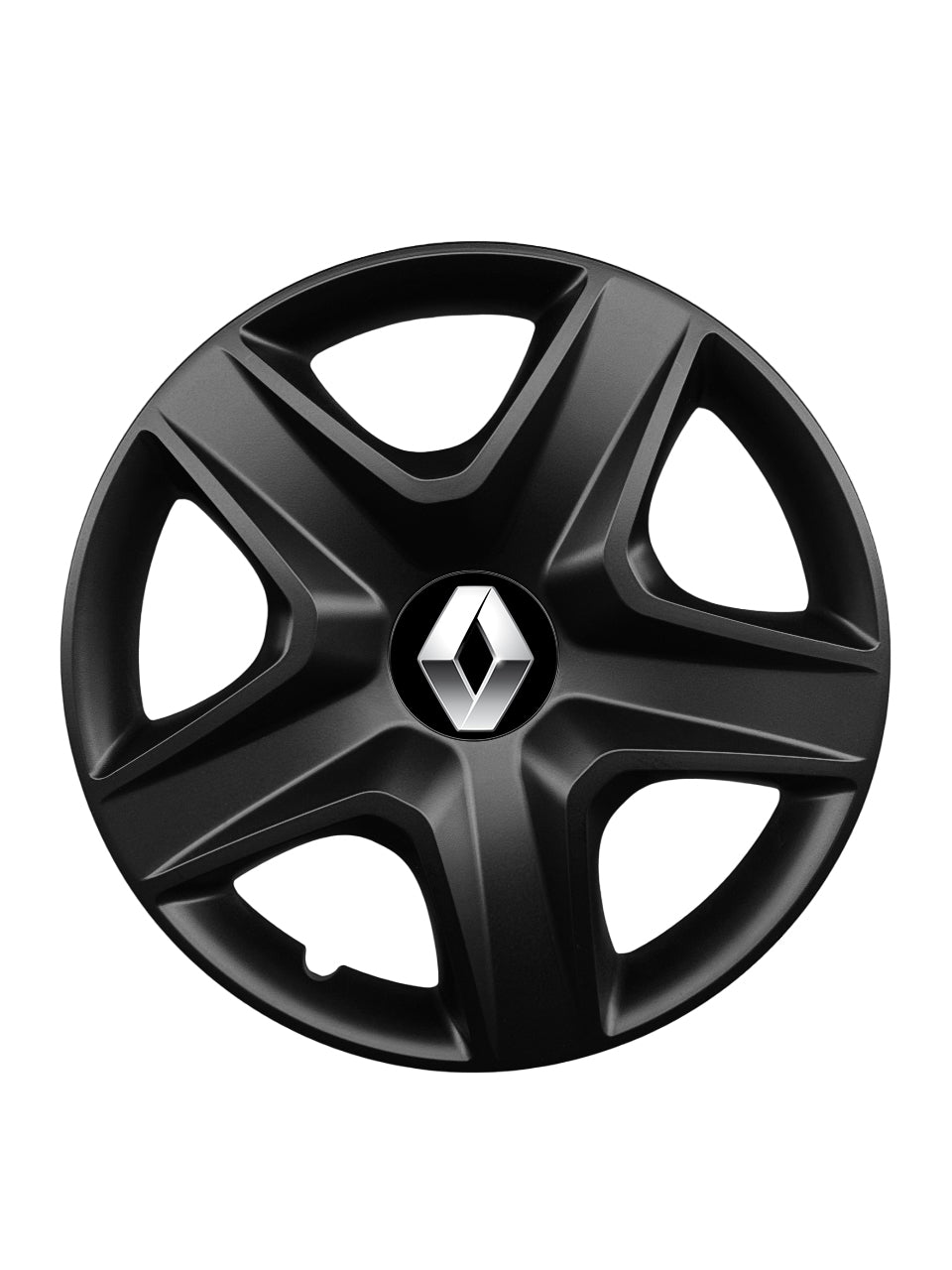 Set 4 capace roti potrivite jantelor de 15 inch compatibile RENAULT, Model 340 Black