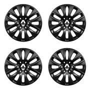 Set 4 capace roti potrivite jantelor de 16 inch compatibile RENAULT, Model 429 Black