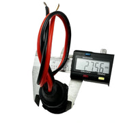Priza bricheta auto tip mama, AutoSSF ®, incorporabila, compatibila 12V-24V, cu cablu si capac protectie, 120w, negru