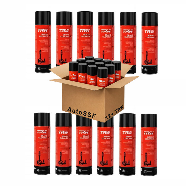 Spray curățare frână și ambreiaj TRW 500 ml - Brake Cleaner profesional, set 12 buc