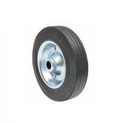 Roata de cauciuc 200X50mm cu janta metalica pentru roata de sprijin remorca prindere pe ax fi20mm