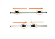 Set 2 bare transversale aluminiu, Aripa de avion wingbar, RENAULT Kadjar 2015-2022