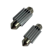 Set 2 becuri LED auto C5W sofit UltraBright pentru bec numar, plafoniere, portbagaj, lumina alba 6000k