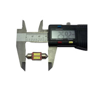 Set 2 becuri LED auto C5W sofit UltraBright pentru bec numar, plafoniere, portbagaj, lumina alba 6000k,10 SMD