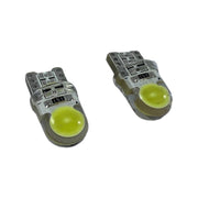 Set 2 becuri LED auto T10 W5W UltraBright pentru pozitie, plafoniere, portbagaj, lumina alba 6000k,SILICON ,CANBUS