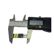 Set 2 becuri LED auto T10 W5W UltraBright pentru pozitie, plafoniere, portbagaj, lumina alba 6000k, 26SMD ,CANBUS