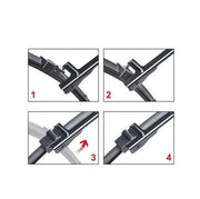 Set 2 buc stergatoare parbriz auto dedicate Mercedes-Benz CLS (2010-2014)