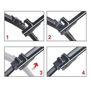 Set 2 buc stergatoare parbriz auto dedicate Opel Astra H 2004-2010