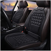 Set 2 Huse scaun auto cu Incalzire ,anti-transpiratie, aspect elegant, material respirabil,2 trepte de putere , 12V
