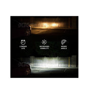 Set 2 LED H7 AT/100W/30.000 Ore de funtionare /lumina 6500K /cu ventilator 12/24V