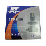 Set 2 LED H7 AT/100W/30.000 Ore de funtionare /lumina 6500K /cu ventilator 12/24V