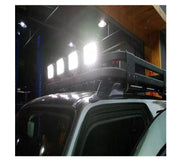 Set 2 x Proiector LED auto offroad 48W 12V-24V, 3520 lumeni, patrat