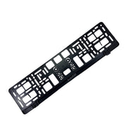 Set 2 x Suport numar inmatriculare slim, pentru DACIA, dimensiune standard, potrivire perfecta, plastic flexibil