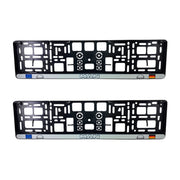 Set 2 x Suport numar inmatriculare slim, pentru MAN dimensiune standard, potrivire perfecta, plastic flexibil