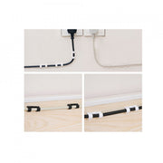 Set 20 cleme pentru fire, Plastic, 3x1 cm, NEGRE ,Foarte utile