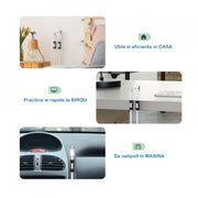 Set 20 cleme pentru fire, Plastic, 3x1 cm, NEGRE ,Foarte utile