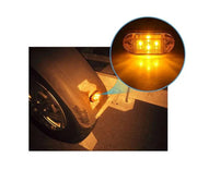 Set 4 Bucati Lampa Laterala LED,2 SMD,Rezistent la Apa