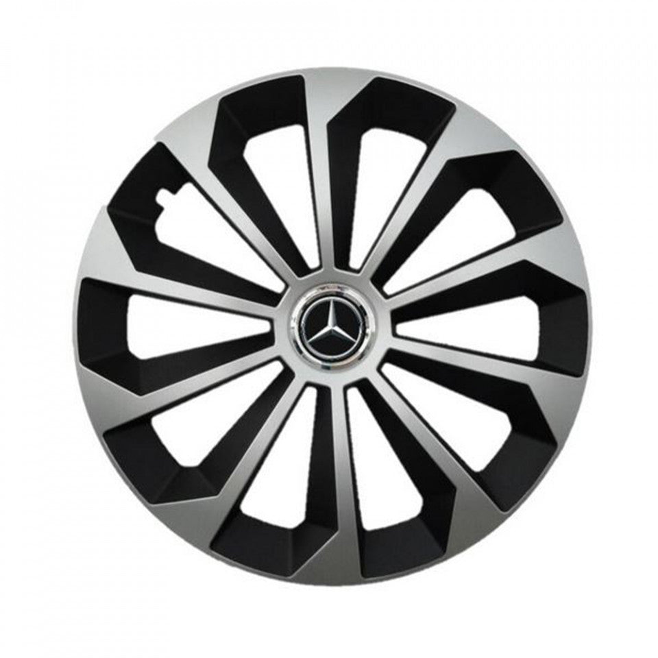 Set 4 capace 15 inch // Grafit FAME II, compatibil cu gama auto MERCEDES,bi-color