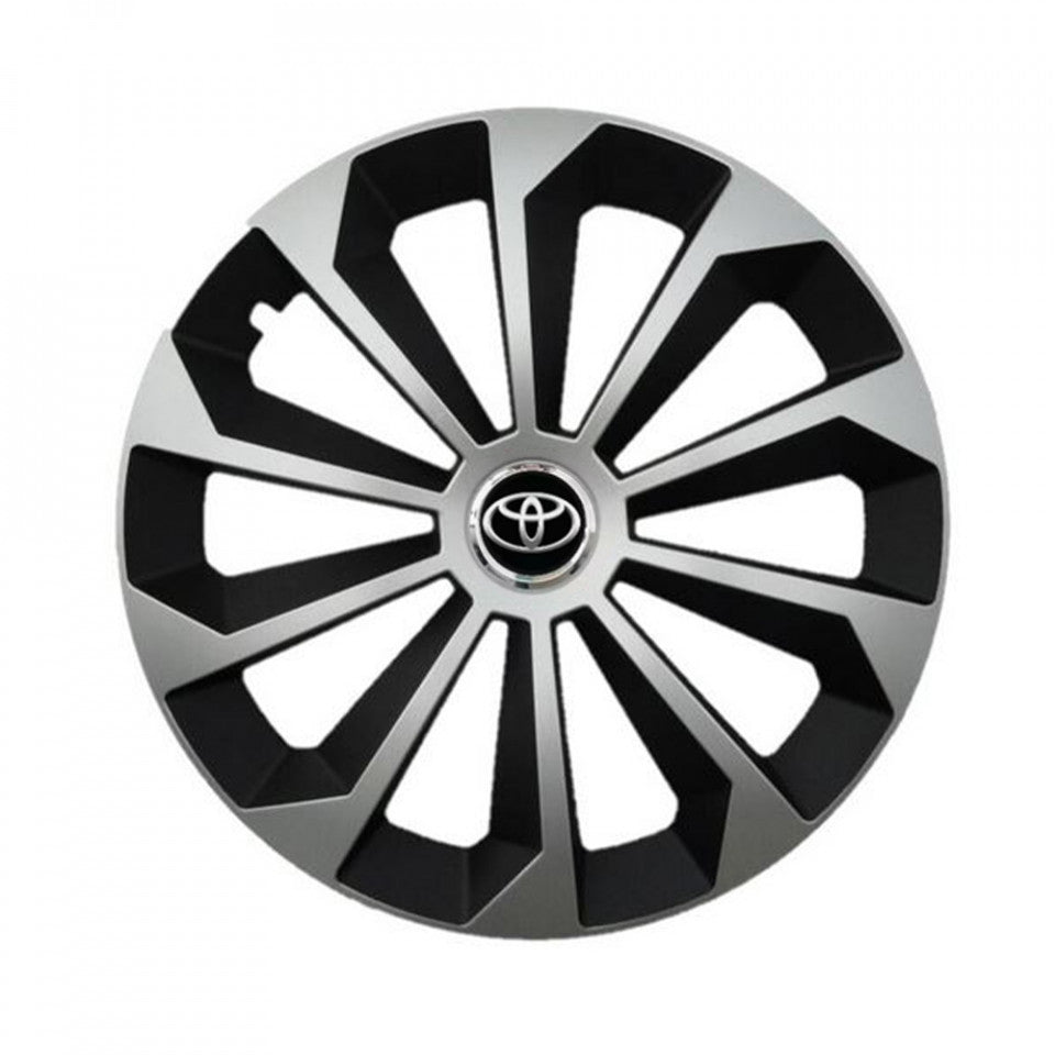 Set 4 capace 15 inch // Grafit FAME II, compatibil cu gama auto TOYOTA,bi-color