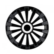 Set 4 capace 15 inch // MERIDIAN, compatibil cu gama auto new DACIA ,negru