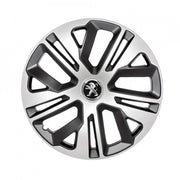 Set 4 capace 16 inch // Grafit Raven II, compatibil cu gama auto PEUGEOT,bi-color