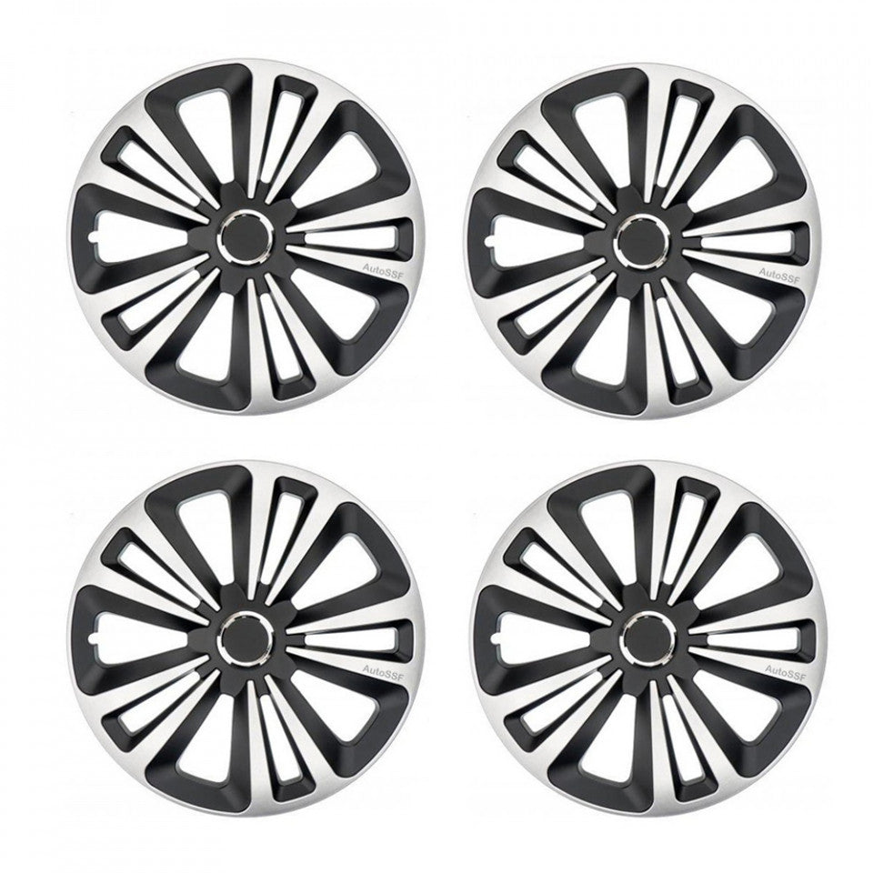 Set 4 capace 16 inch // Grafit TERRA II, compatibil cu gama auto OPEL,bi-color