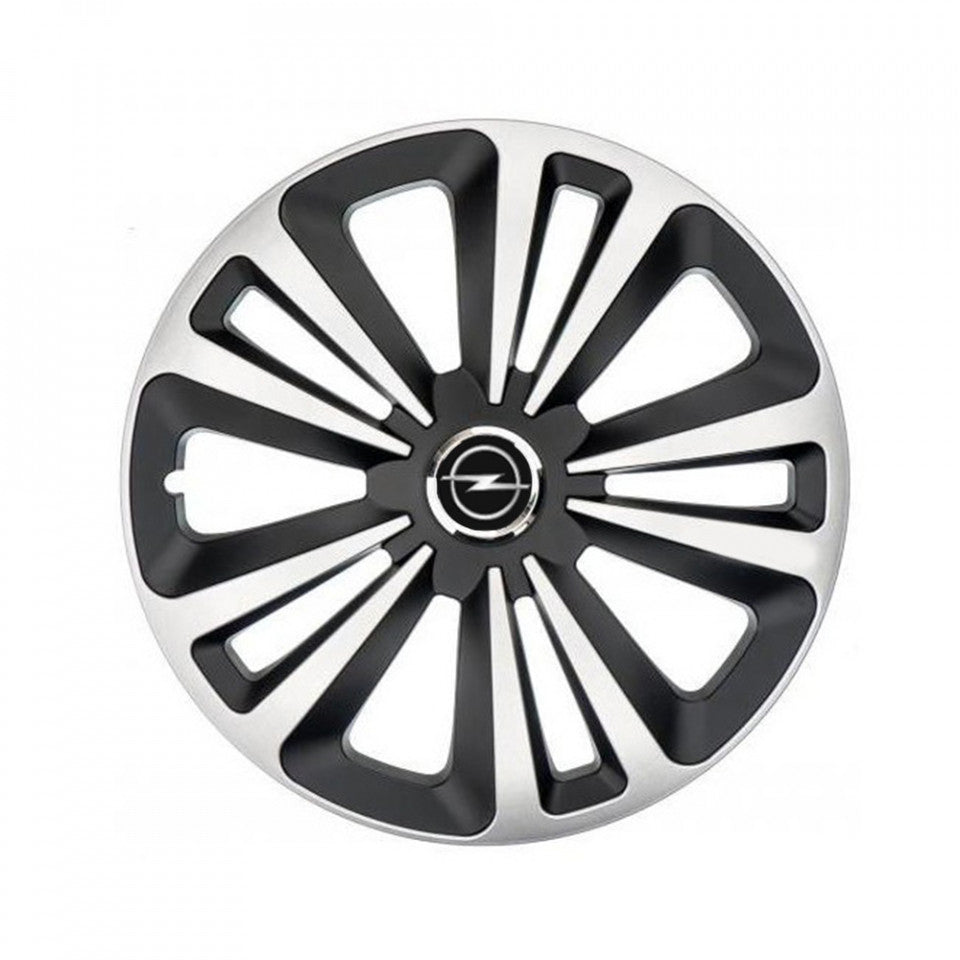 Set 4 capace 16 inch // Grafit TERRA II, compatibil cu gama auto OPEL,bi-color