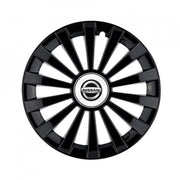 Set 4 capace 16 inch // MERIDIAN, compatibil cu gama auto NISSAN,negru