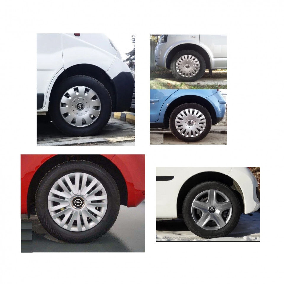 Set 4 capace roti potrivite jantelor de 14 inch compatibile ALFA ROMEO 147,156,159,166,GT,Brera,Model-209