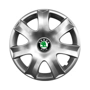 Set 4 capace roti potrivite jantelor de 14 inch compatibile gama SKODA model - 223